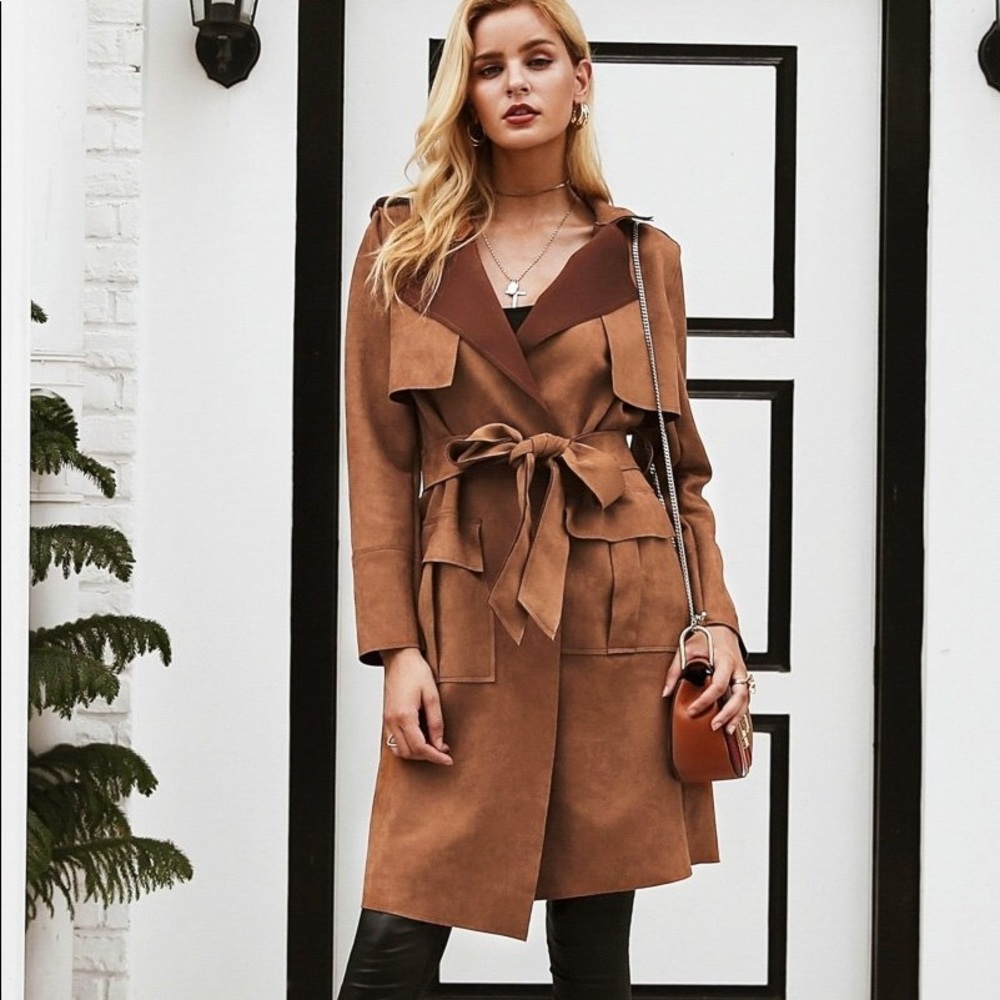 🌵 HP 🌵Raw edged Trench Coat